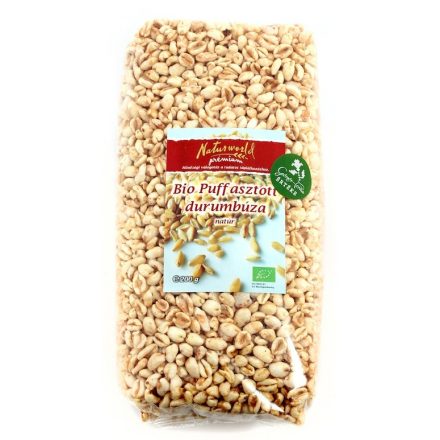Bio puffasztott durum natúr 200 g  Naturgold