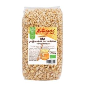 Bio puffasztott durum virágmézzel 200 g  Naturgold