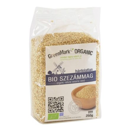 Bio Szezámmag, hántolatlan 250 g GreenMark