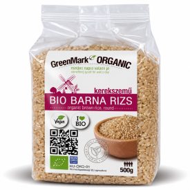 Bio Rizs Barna kerekszemű 500 g GreenMark