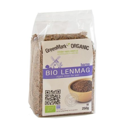 Bio Lenmag, barna 250 g GreenMark