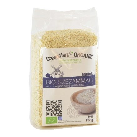 Bio Szezámmag, hántolt 250 g GreenMark