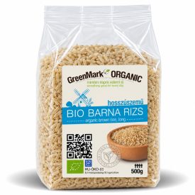 Bio Rizs Barna hosszúszemű 500 g GreenMark