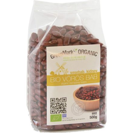 Bio Vörösbab Kidney 500 g GreenMark