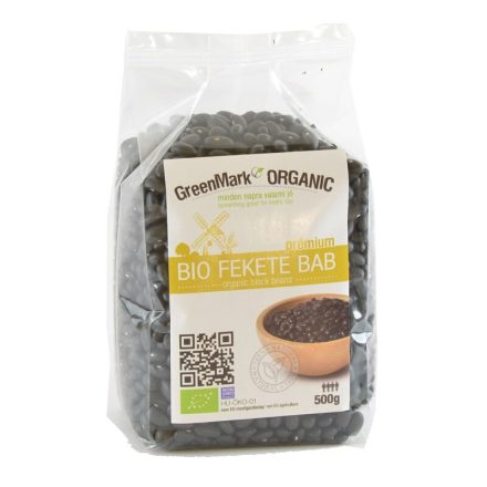 Bio Fekete bab 500 g GreenMark