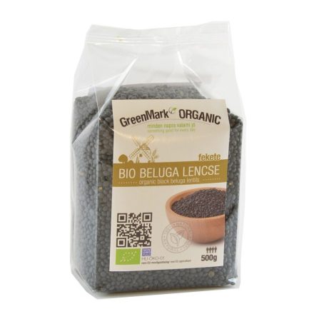 Bio Lencse fekete beluga 500 g GreenMark