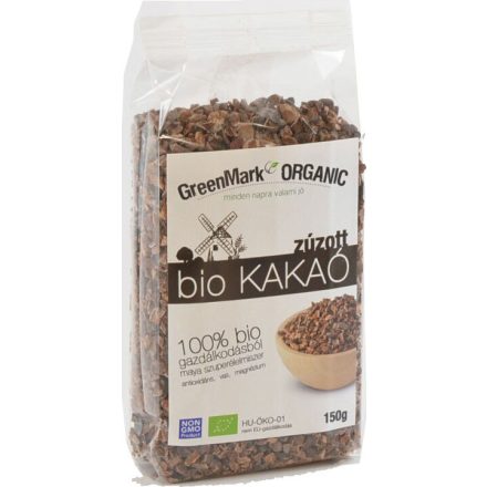 Bio Kakaóbab pörkölt zúzott 150 g GreenMark