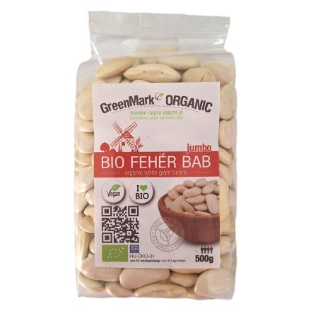 Bio Fehér bab jumbo 500 g GreenMark