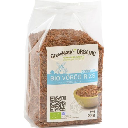 Bio Vörös Rizs 500 g GreenMark