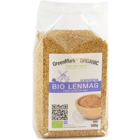 Bio Lenmag aranysárga 500 g GreenMark
