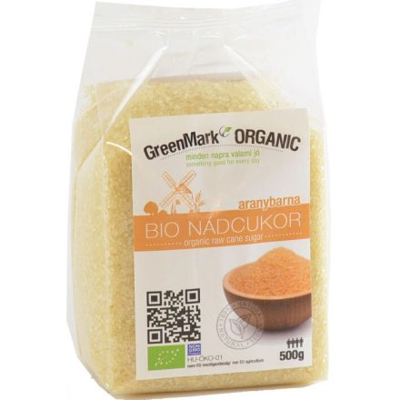 Bio Nádcukor aranybarna 500 g GreenMark