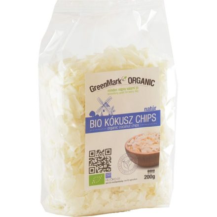 Bio Kókusz chips 200 g GreenMark
