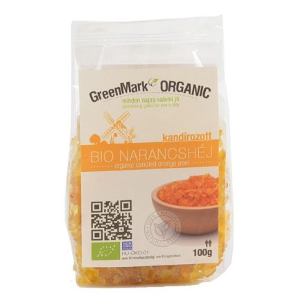 Bio Kandírozott narancshéj 100 g GreenMark