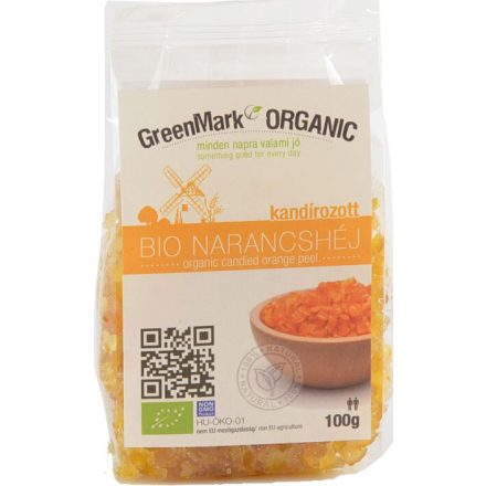 Bio Kandírozott narancshéj 100 g GreenMark