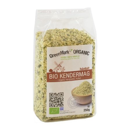 Bio Kendermag, hántolt 250 g Greenmark