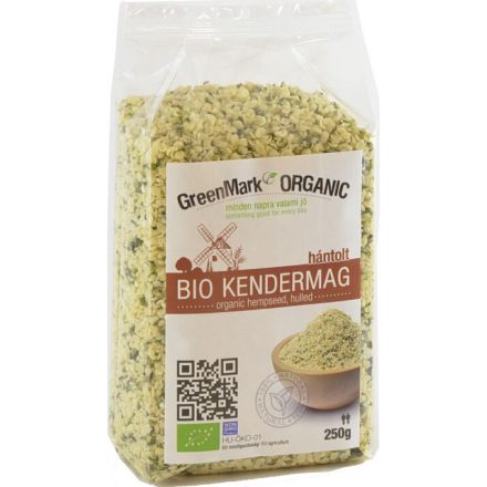 Bio Kendermag hántolt 250 g Greenmark
