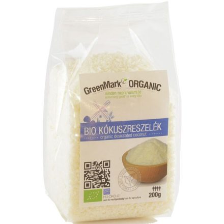 Bio Kókuszreszelék 200 g GreenMark