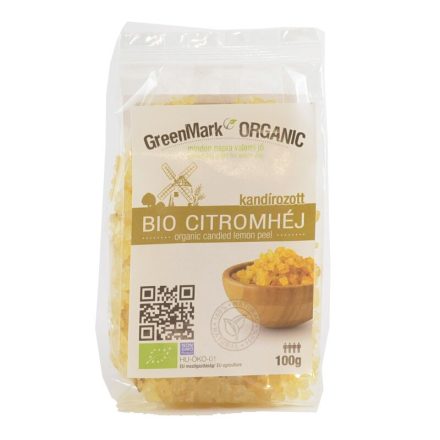 bio Kandírozott citromhéj 100 g GreenMark