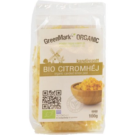 bio Kandírozott citromhéj 100 g GreenMark