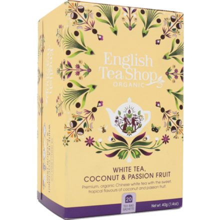 Bio Fehér tea Kókuszos és  Maracujás ETS