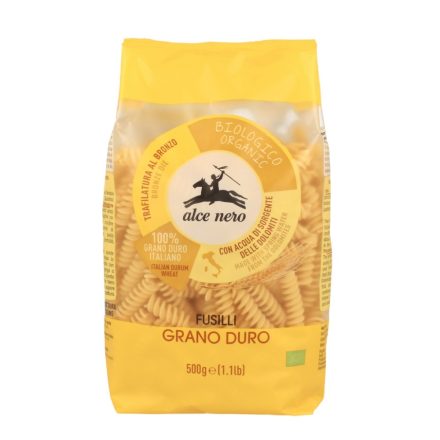 Bio Durum Fusilli (csavart orsó) 500 g Alce Nero 