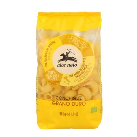 Bio Durum Conchiglie (kagyló) 500 g Alce Nero 