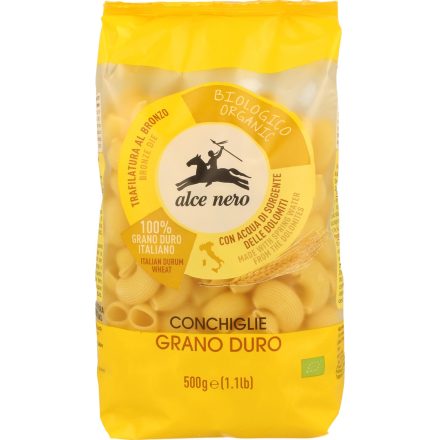 Bio Durum Conchiglie (kagyló) 500 g Alce Nero 