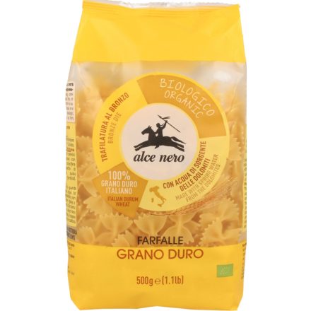 Bio Durum Farfelle (masni) 500 g Alce Nero  – 4ELEM