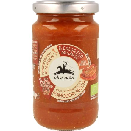 Bio Paradicsomszósz szárított paradicsommal 200 g Alce Nero 