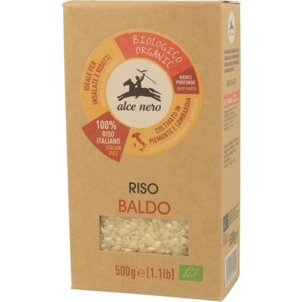 Bio Rizottónak való Szuperfinom Fehérrizs 500 g Alce Nero 