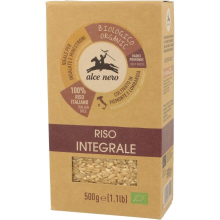 Bio Rizottónak való Szuperfinom Barnarizs 500 g Alce Nero 