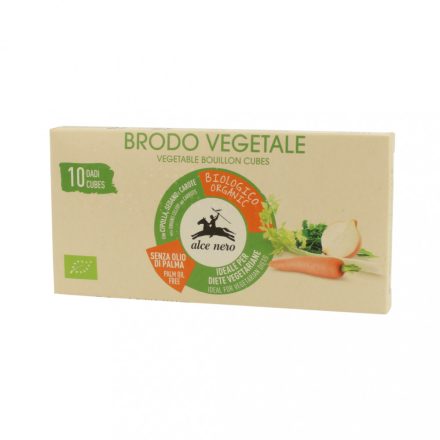 Bio Zöldségleves kocka 100 g Alce Nero