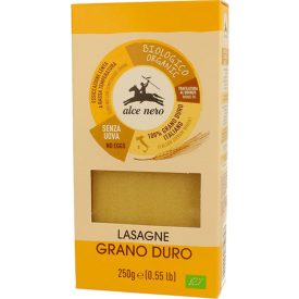 Bio Lasagne tészta durum búzadarából 250 g Alce Nero 