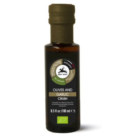 Bio Dressing olaj - olíva és fokhagyma 100 ml Alce Nero 