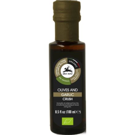 Bio Dressing olaj - olíva és fokhagyma 100 ml Alce nero