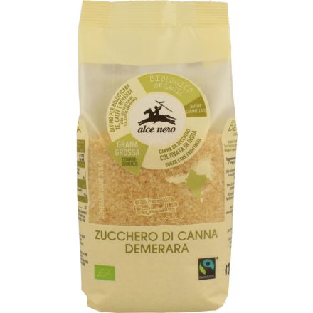 Bio Indiai demerara barna cukor 500 g Alce Nero