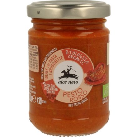 Bio Szárított paradicsomos pesto sajtokkal 130 g Alce Nero 