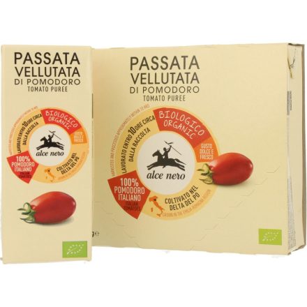 Bio paradicsompüré vellutata 3x200 g Alce Nero 