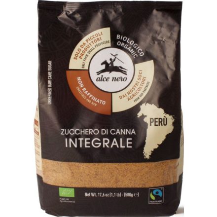 Bio Perui barna nádcukor 500 g Alce Nero