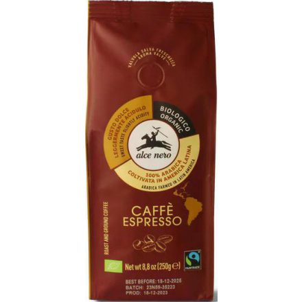 Bio 100% arab eszpresszókávé 250 g Alce Nero 