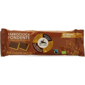 Bio Tönkölybúza keksz étcsokoládéval 5x28g Alce Nero