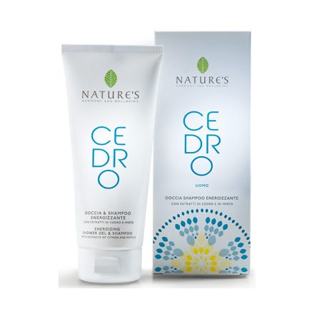 Cedro Man Energetizáló tusfürdő és sampon 200 ml Nature's