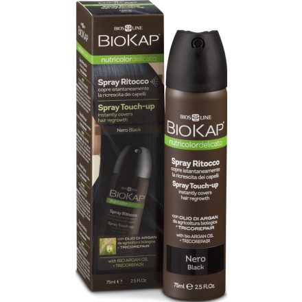Hajtőszínező spray - fekete 75 ml Biokap Nutricolor 