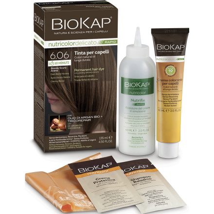 Tartós hajfesték Nr 6.66 Ruby Red 135 ml Biokap Nutricolor Rapid 
