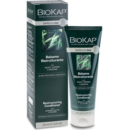 Bellezza bio Helyreállító hajkondicionáló zöld dióval és zabbal 125 ml Biokap