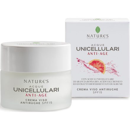 Unicellulari Anti-aging arckrém SPF15 50 ml Nature's