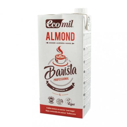 Bio Barista mandulatej csökkentett cukortartalommal 1 l EcoMil