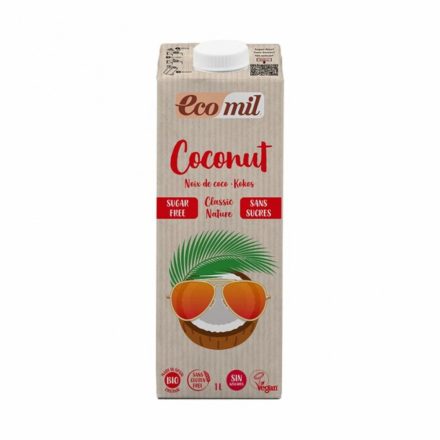 Bio Kókuszital hozzáadott édesítőszer nélkül klasszik 1 l EcoMil
