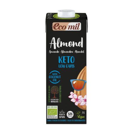 Bio Keto Mandulaital cukormentes 1 l Ecomil 