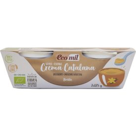 Bio Desszert Crème brulée 2x125 g Ecomil